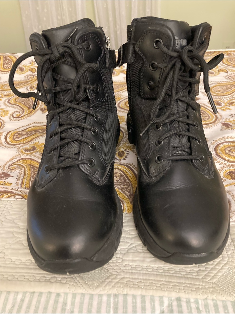 Interceptor Black
Guard Zippered 6" Soft Toe Tactical Boots EUC
